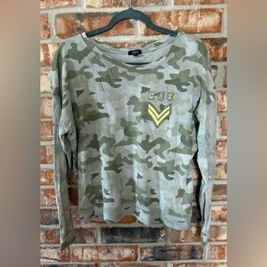 Rails Camo Long Sleeve Tee with Patch